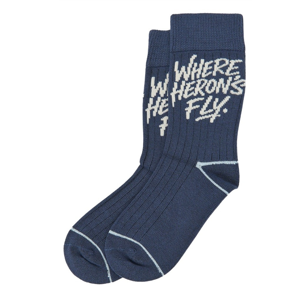Marg Bamboo Socks Morse Navy Blazer in blauw.
