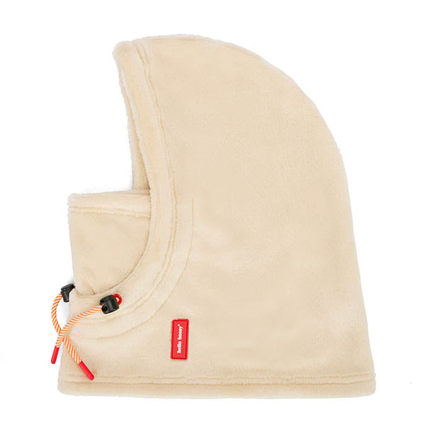 Crèmekleurige fleece balaclava voor kinderen van Hello Hossy.