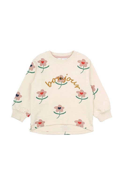 Netty Sweatshirt White Swan