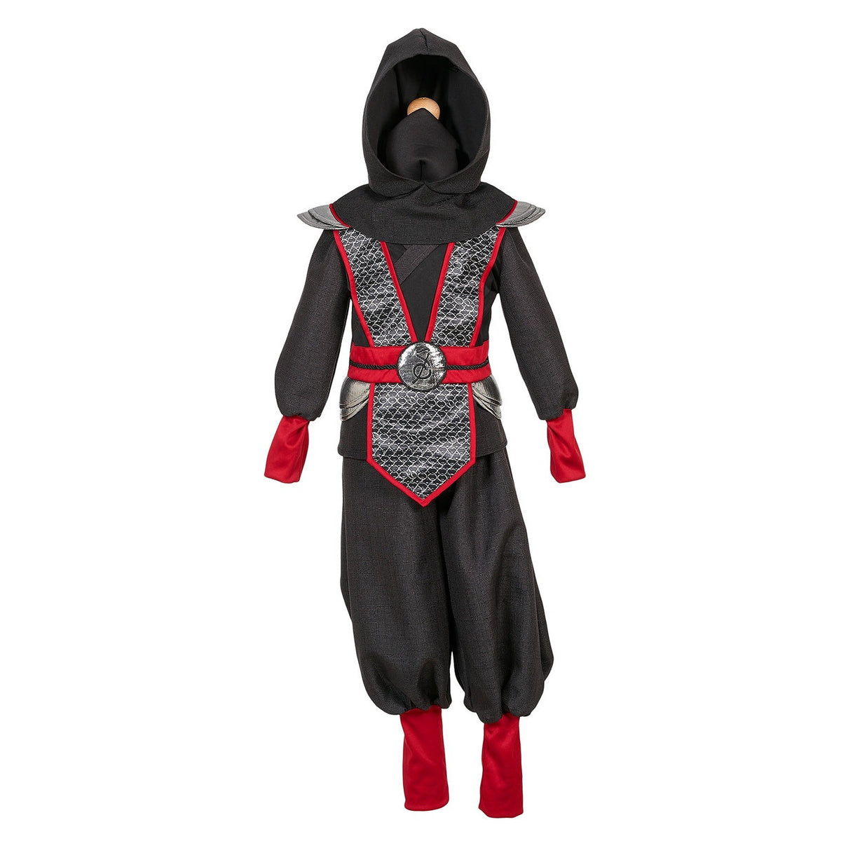 Ninja Costume zwart verkleedkostuum voor kinderen
