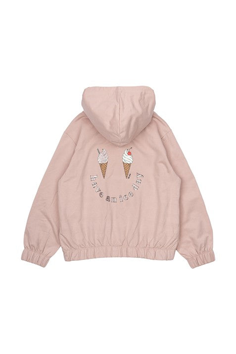 Novella Hoodie Adobe Rose