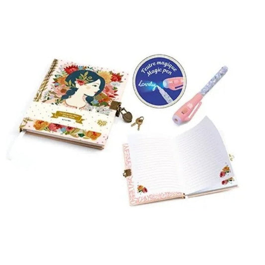 schriftje met sleutel en magische pen Oana van djeco