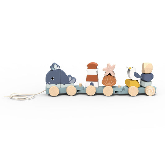 Speedy Monkey Ocean Stacking Train.