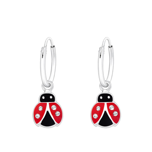 Oorringen Lieveheersbeestje Sparkle