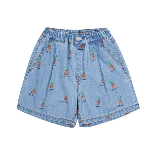 Pineapple Denim Short