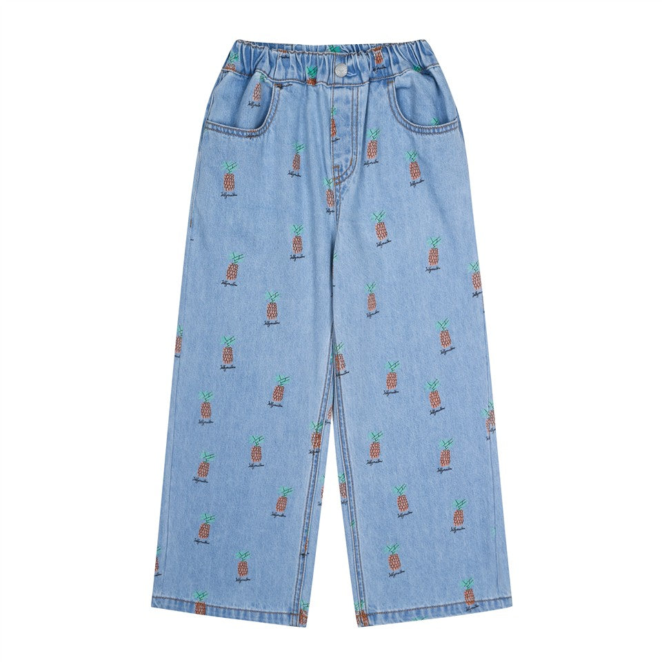 Pineapple Denim Pants