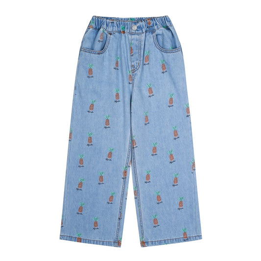 Pineapple Denim Pants