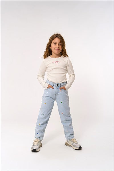 Mom Fit Jeans Porscha Light Blue