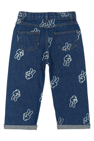 Wide Jeans Prossper Medium Blue Washed