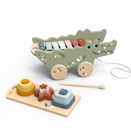 Speedy Monkey Croco Xylo & Activity Pull Along.