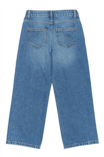 Wide Jeans Purity Medium Blue Washed