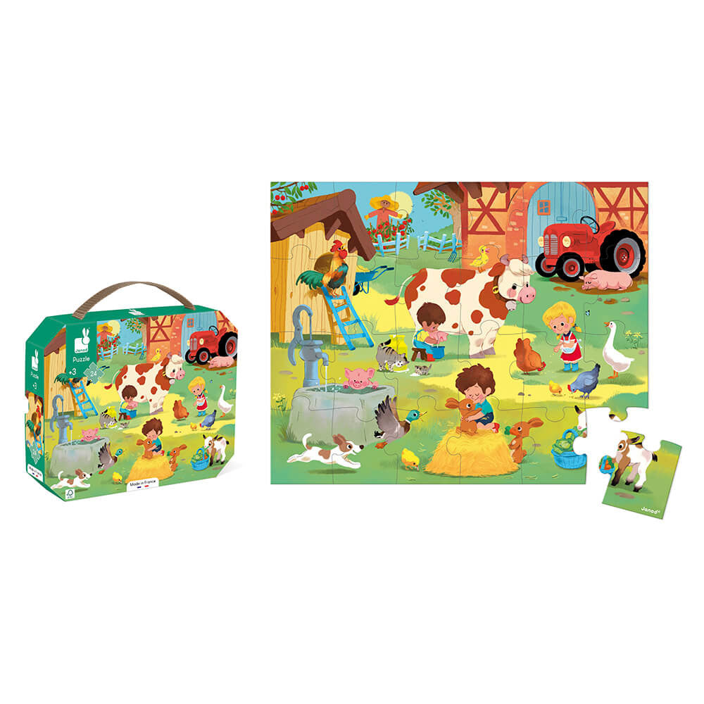 Puzzle A Day at the Farm 24 pcs