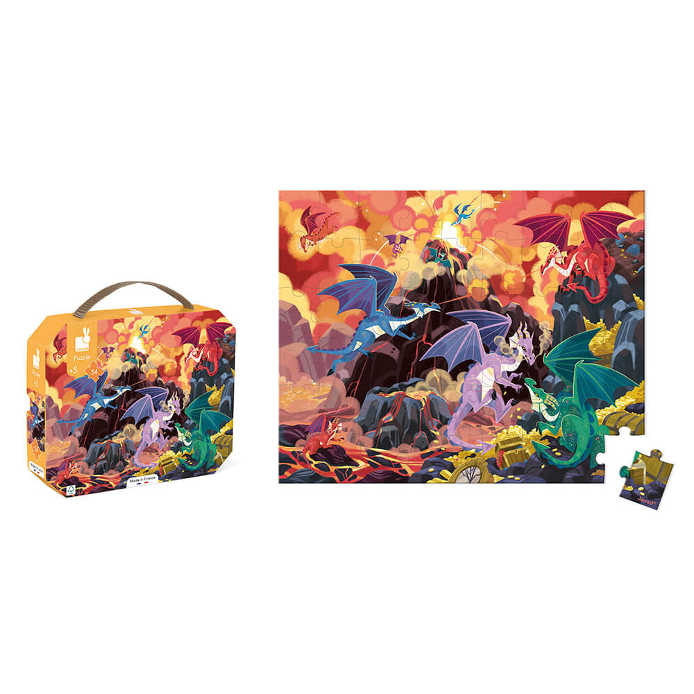 Puzzle Fiery Dragons 54 pcs