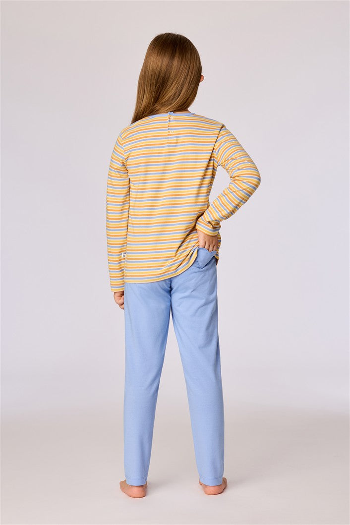 Pyjama LS Tijger Geel Gestreept