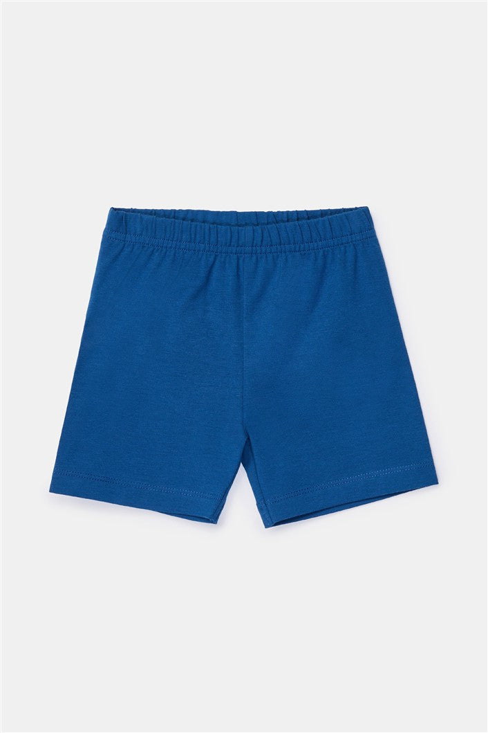 Detail donkerblauw pyjamabroek
