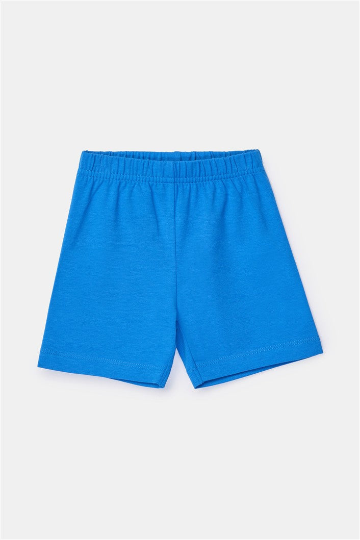 Detail pyjamabroek blauw
