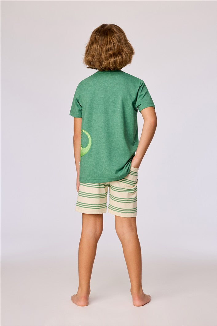 Pyjama SS Kameleon Groen