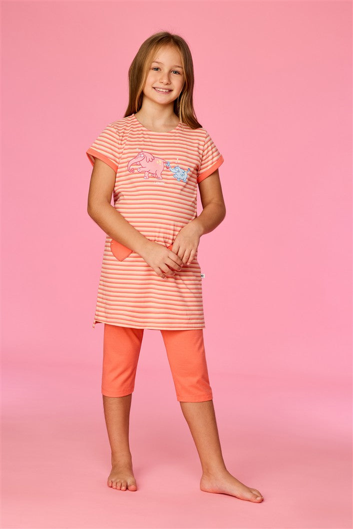 Pyjama Tuniek Olifant Multicolor