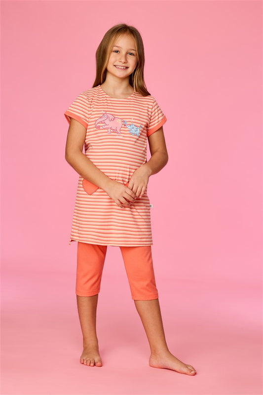 Pyjama Tuniek Olifant Multicolor