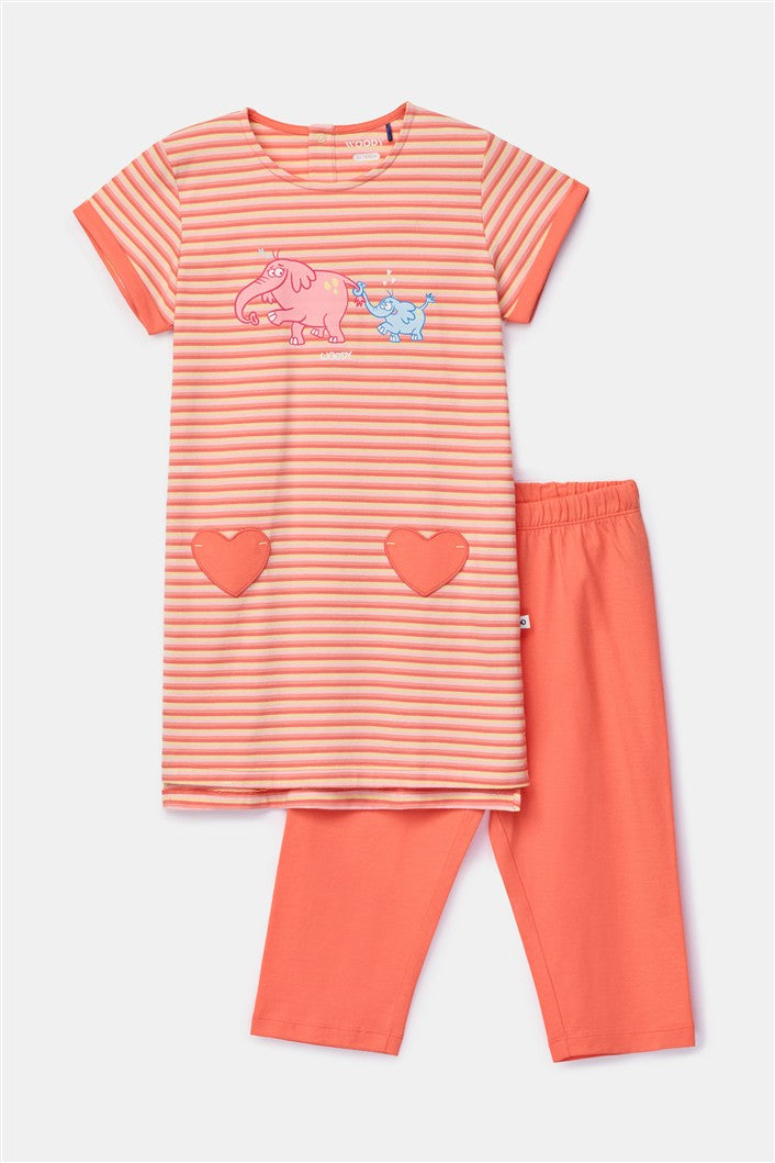 Pyjama Tuniek Olifant Multicolor