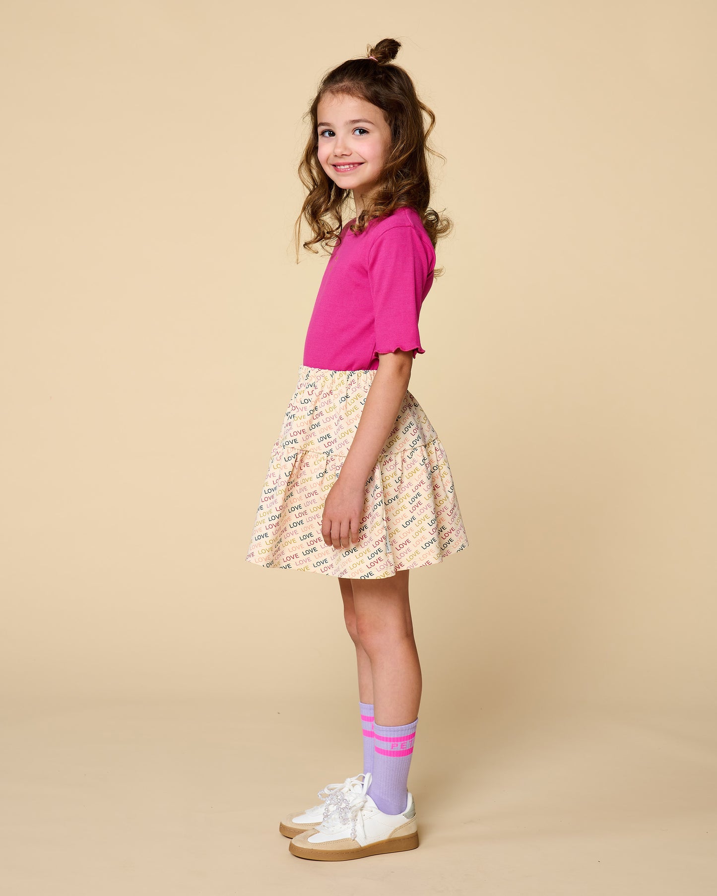 Rib Tshirt Rose Violet