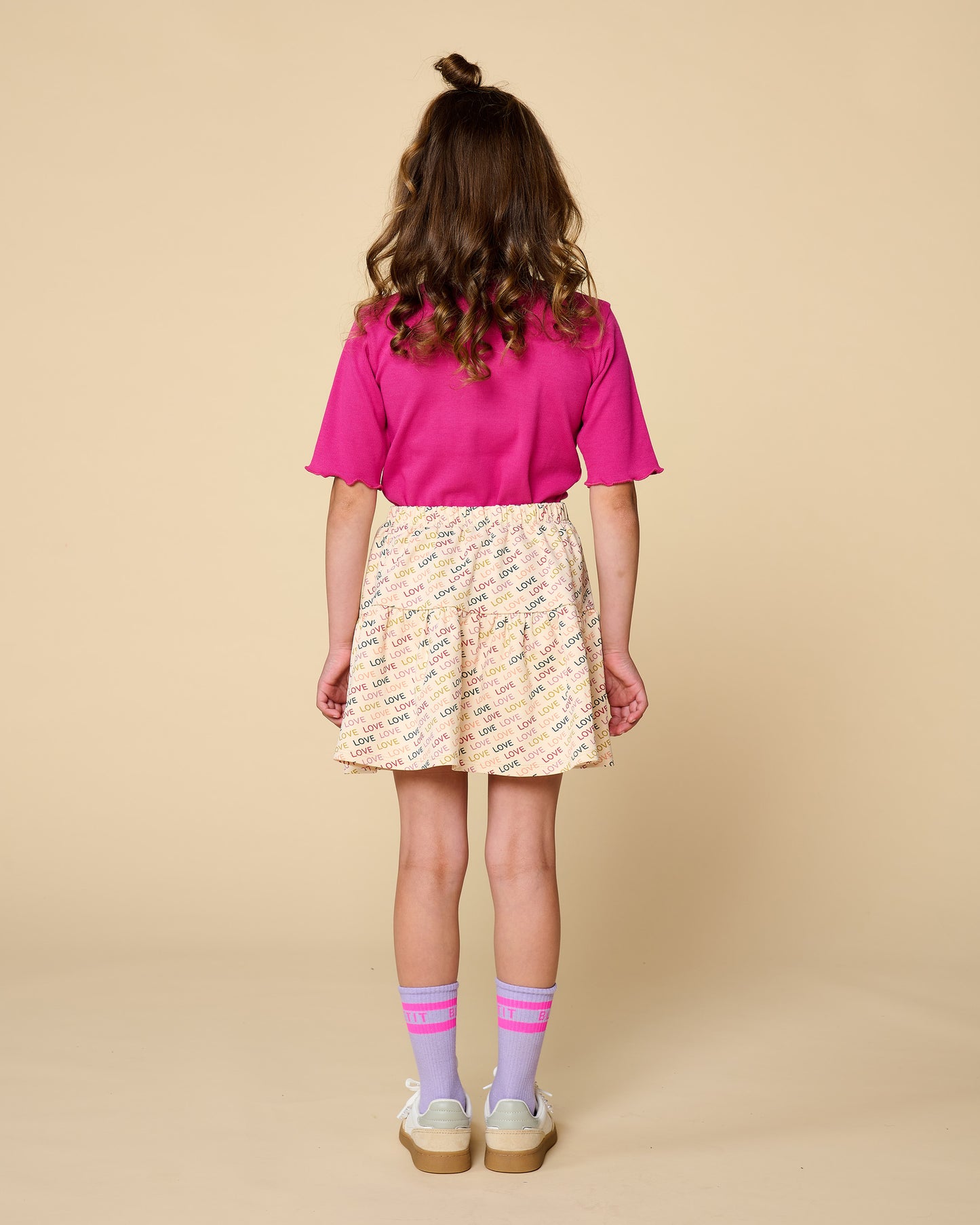 Rib Tshirt Rose Violet