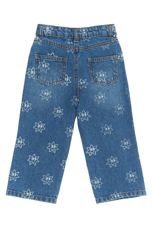 Broek Ripley Wide Jeans AOP