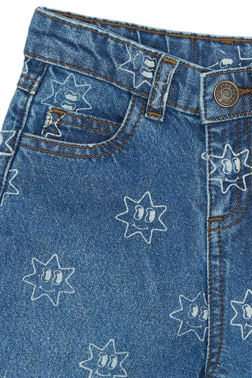 Broek Ripley Wide Jeans AOP