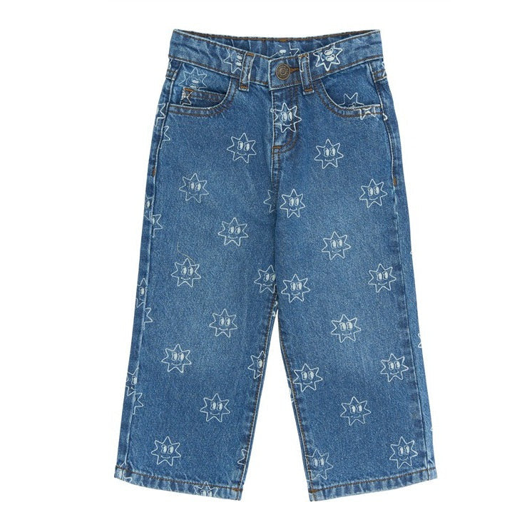Broek Ripley Wide Jeans AOP