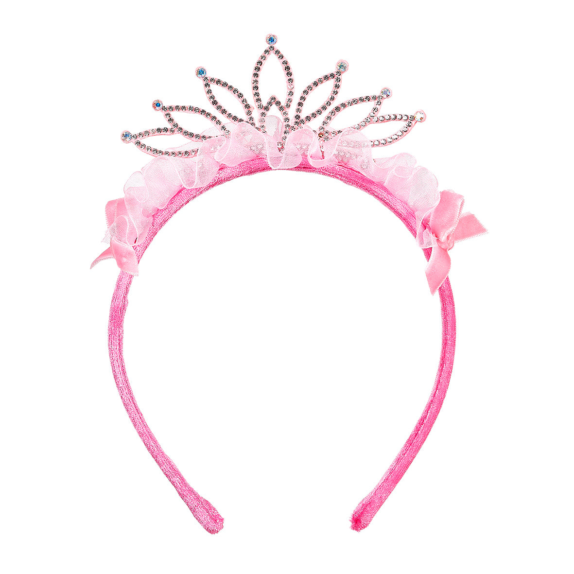 Souza roze verkleedset met kroontje