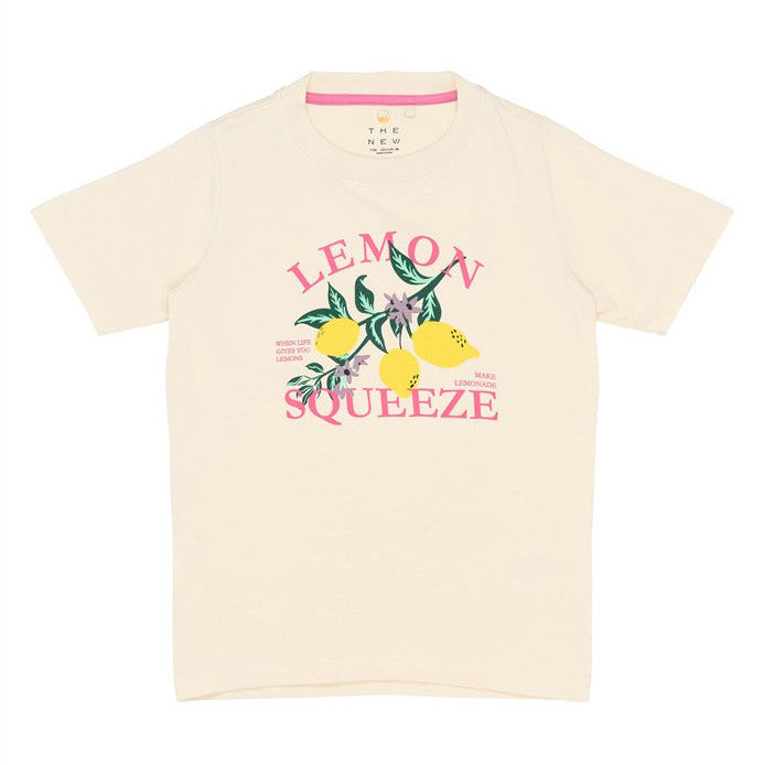 ecru kindertshirt sabrina met lemon print van the new
