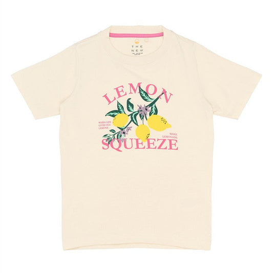ecru kindertshirt sabrina met lemon print van the new