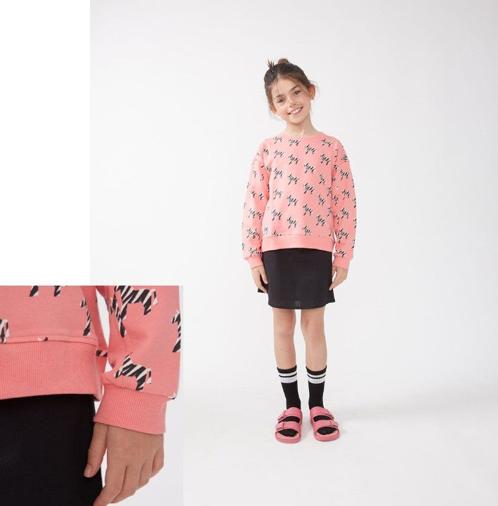 Kinder sweatshirt met safari-print van Compañia Fantástica