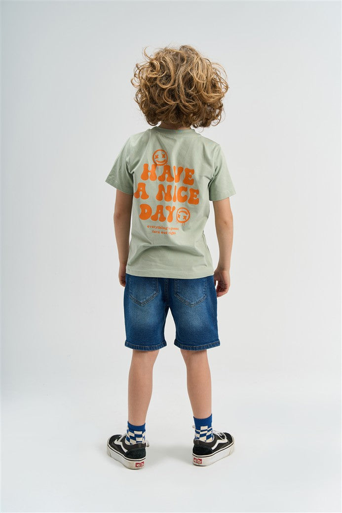 Sander Tshirt Aqua Gray