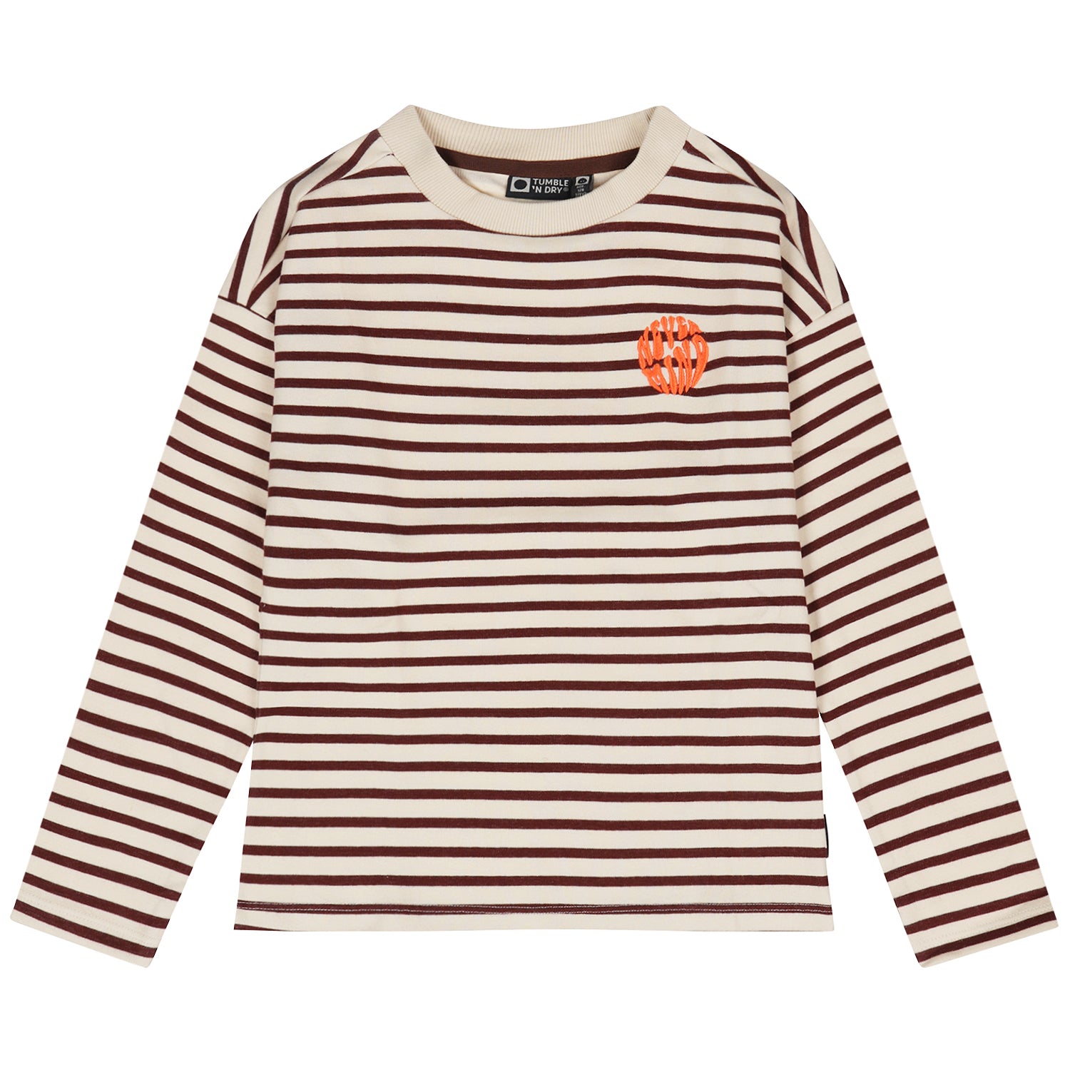 Tumble'N Dry shirt met lange mouwen en gestreept patroon.