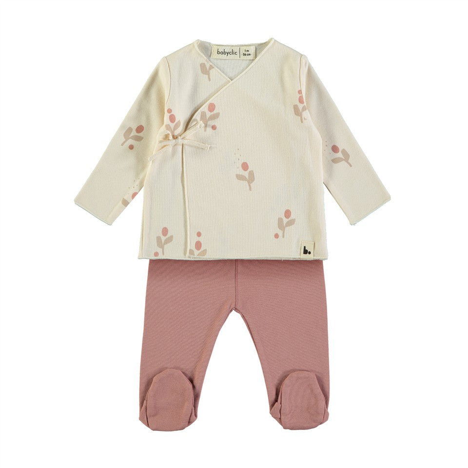 Shirt + Broek Flor Cream