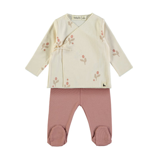 Shirt + Broek Flor Cream