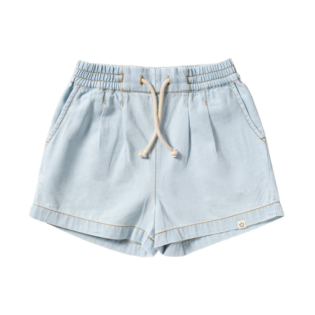 Short Chambray Sunlit Blue