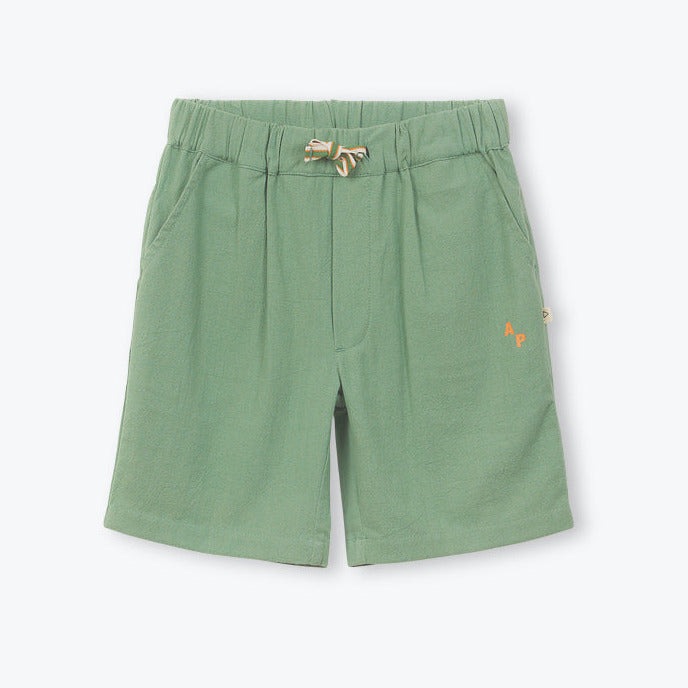 kaki groene short van arséne et les pipelettes