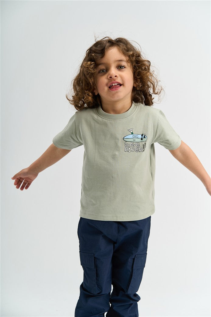 Sigurd Tshirt Aqua Gray