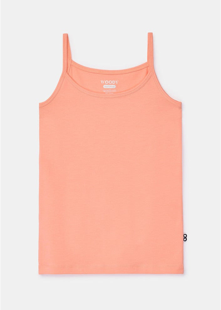 Meisjes Singlet Perzikoranje