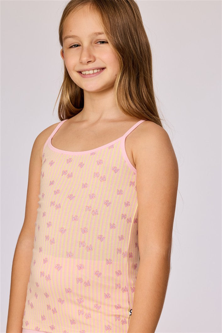 Meisjes Singlet Vlinderprint