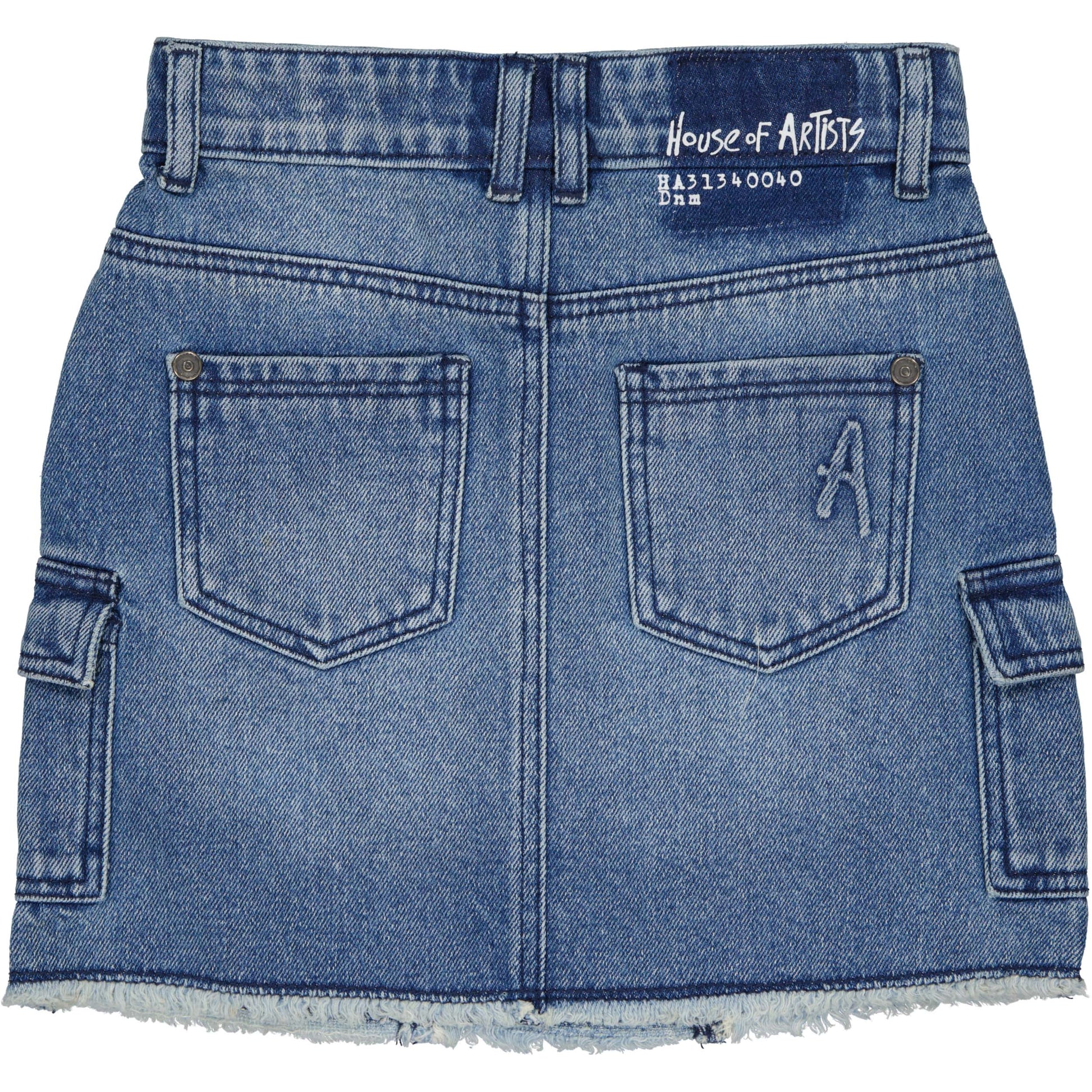 achterzijde denim skirt hetty