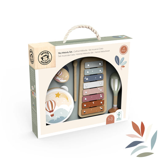 Sky Melody Set M houten muziekinstrumenten.