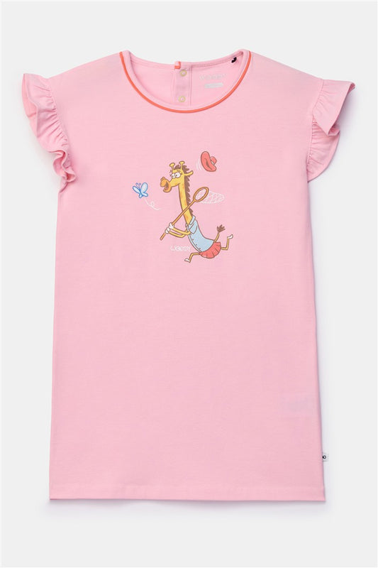 Slaapkleedje Giraf Lichtroze