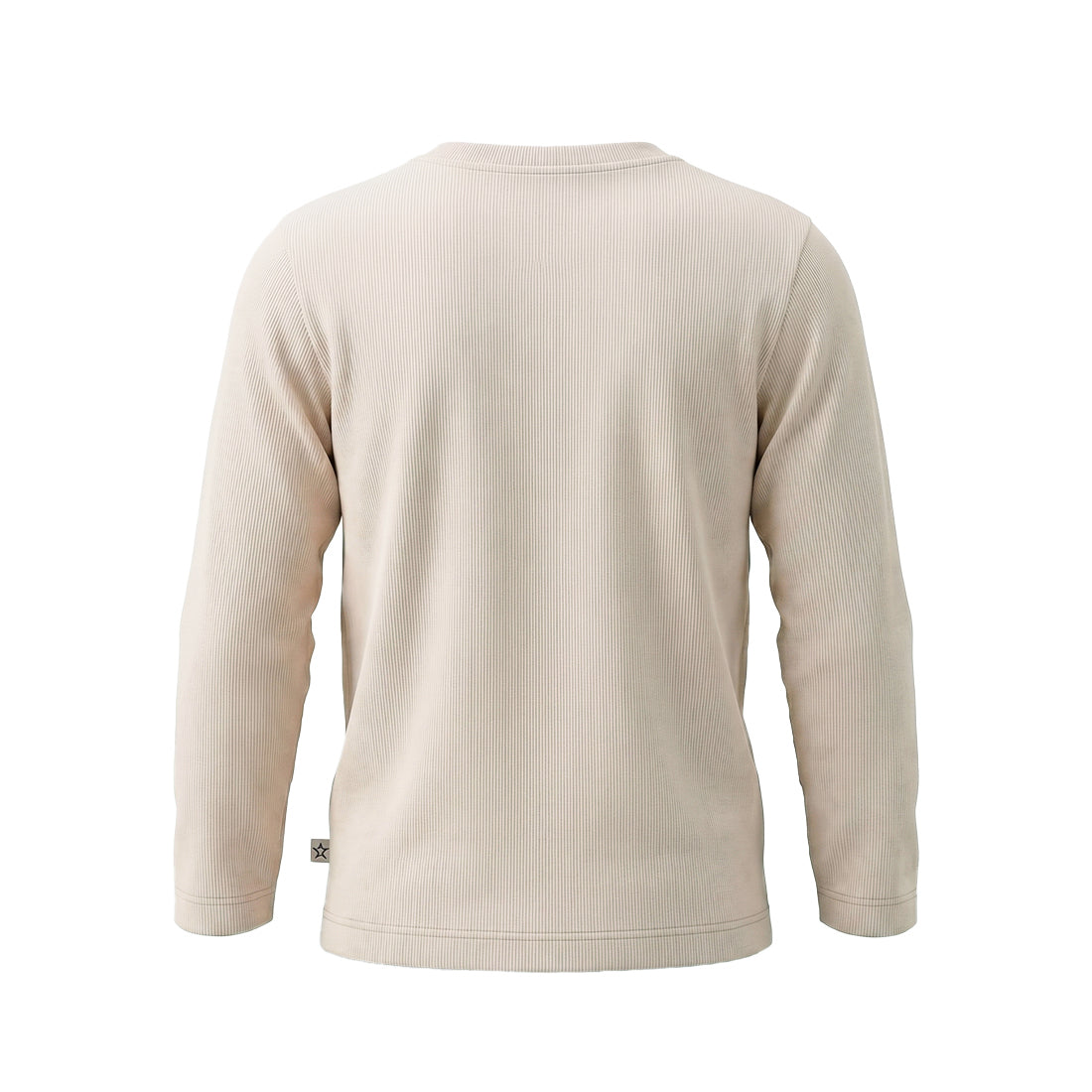 Shirt Solid Terry White Swan achterkant.