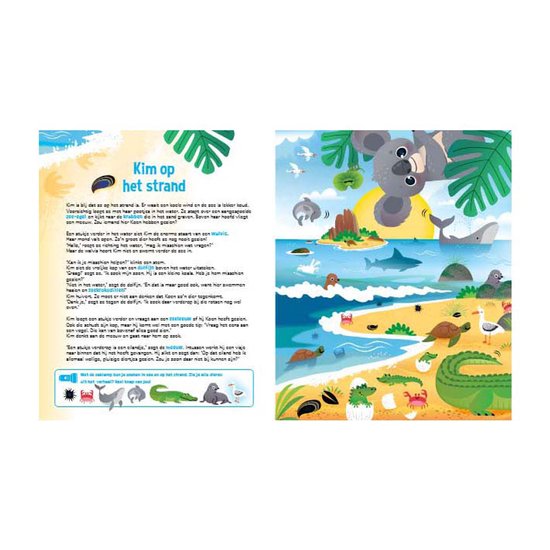 voorbeeld blad boek speuren naar koala's