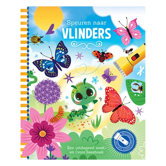 voorzijde speuren naar vlinders zoekboek