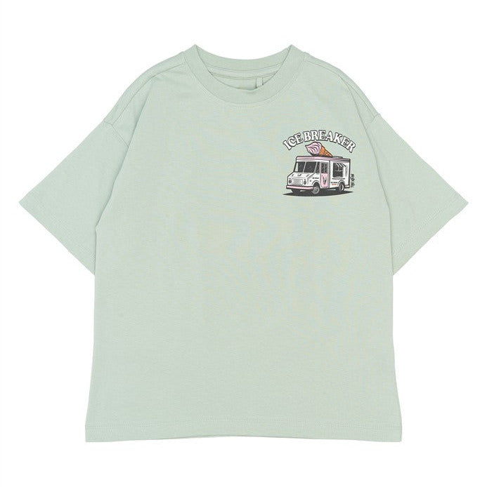 Stefano Tshirt Aqua Gray