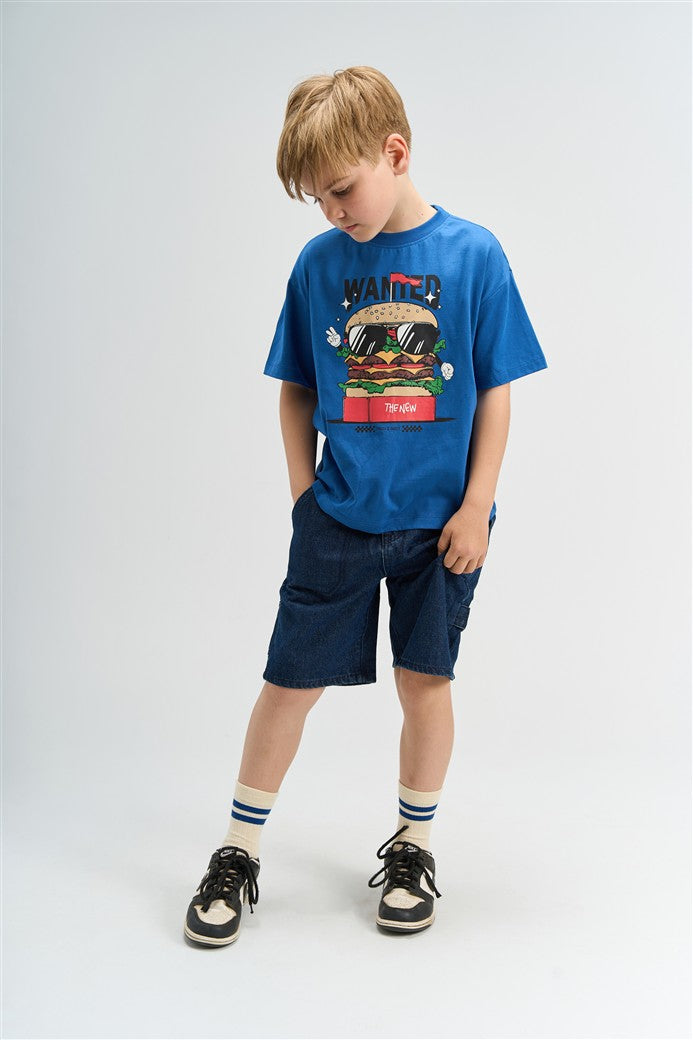 Steve Tshirt True Blue